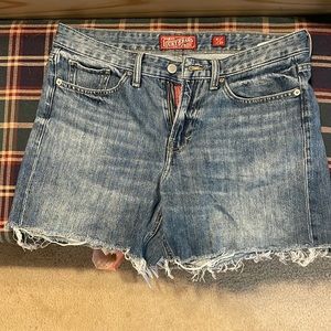 Luck brand Jean shorts size 8/29. The style is “The Boyfriend Short”